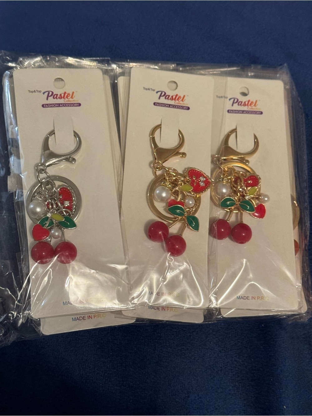 Cherry Charm Keychain/Bag Charms
